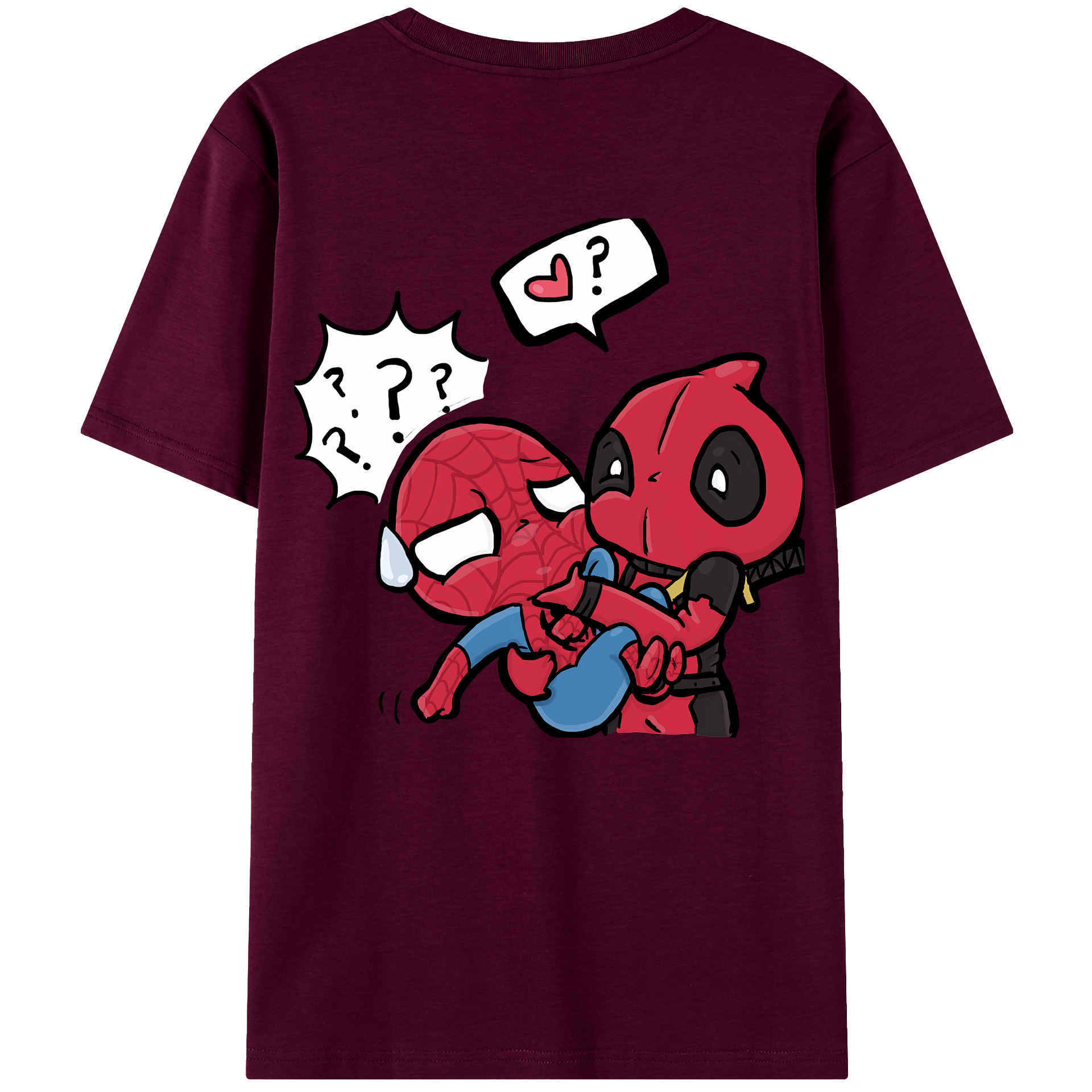 （画像用） Deadpool デッドプール レディース半袖Tシャツ(バックプリント)